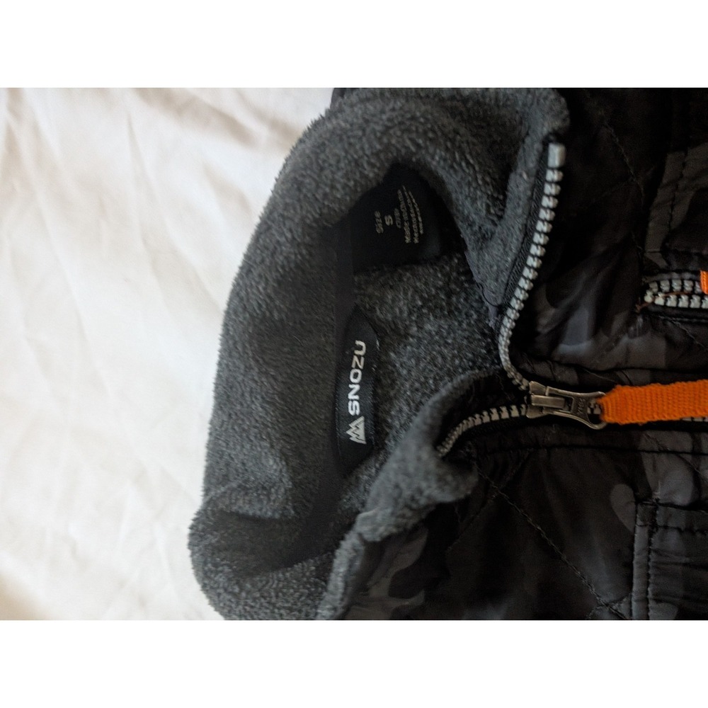 Snozu Youth Small Gray/Camp Full Zip Fleece Jacket - Picture 6 of 8